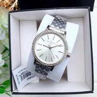 ราคา แท้ พร้อมส่งนาฬิกา หน้าปัด 30 มม. Armani Exchange Ladies Three Hand Silver Stainless Steel Watch NIB AX5541 (21466577940)