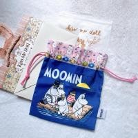 ราคา (ของใหม่) ถุงผ้า Kiss Me Doll ลาย Moomin มูมิน พร้อมถุงกระดาษ (29768132180)