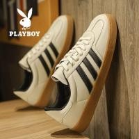 ราคา Playboy รองเท้ากีฬาลำลองรองเท้าผ้าใบระบายอากาศ (23260309485)