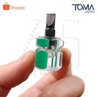 ราคา [ลดพิเศษ] InnTech ไขควงมินิ ไขควงจิ๋ว 3 cm. ชุดไขควง Mini Screwdriver ปากแบน ไขควง ทำงานในที่แคบ มุม ซอก แบบพกพา (42015448827)