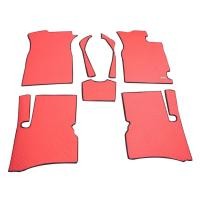 ราคา Matpro ชุดพรมปูพื้นสำหรับ HONDA BRIO AMAZE 2013 Standard 7 ชิ้น ลายกระดุม (Red) (51513133)