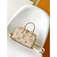 ราคา LOUIS VUITTON Speedy 20 กระเป๋าหนังทรงหมอน กระเป๋าถือสะพายข้าง สำหรับผู้หญิง M46875 729 (27383989401)