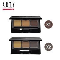 Arty Professional 3 Tone Eyebrows Palette