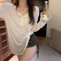 ราคา KNOW❤️2366 ❤️เสื้อยืดแขนยาว แบบบางเข้ารูป ป้องกันแดด สําหรับผู้หญิง เสื้อยืดแขนยาวทรงเข้ารูป เรียบง่าย (16488126110)