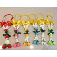 ราคา พวงมาลัย พวงมาลัยแขวนรถ มาลัยไหว้พระดอกกุหลาบริบบิ้น (5094326708)