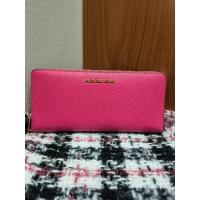 ราคา Michael Kors wallet Pink กระเป๋าสตางค์ MK ซิปรอบ ไซส์ XL ของแท้ นำเข้าจาก USA (25186762700)