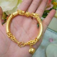 ราคา สร้อยข้อมือมังกรคาบแก้ว งานหุ้มทองแท้ (857049777)