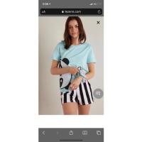 ราคา SSWTN. TEZENIS ชุดนอนสีฟ้า กางเกงลายทาง (17877730418)