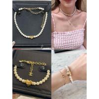 ราคา ของแท้ CHANEL 24P ใหม่สีทองรัก Rhinestone CC สร้อยคอมุกสร้อยข้อมือ (25539224887)