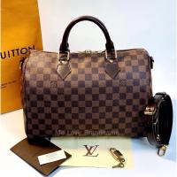 ราคา Louis Vuitton Speedy Damier 30 (รับประกันสินค้าแท้) (22184673257)