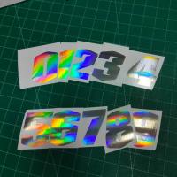 ราคา สติกเกอรฺ์ ตัวเลขขนาดเล็ก ตัวเลขRacing งานไดคัท 1 สี (22156768340)