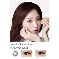 ราคา [โค้ดลดเพิ่ม 20% ไม่มีขั้นต่ำ SMAPAYDAY200] Freshlook คอนแทคเลนส์รายวัน สี Espresso Gold (7421876697)
