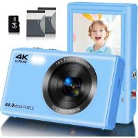 ราคา VETEK2 กล้องดิจิตอล กล้อง กล้อง compact zoom camera 4K 44MP 2.4 นิ้วหน้าจ (42705167359)