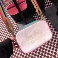 ราคา ♞,,New coach กล่อง สีขาวสายหลากสี JES CROSSBODY IN COLORBLOCK (COACH F72704) uie SSDA (24895291326)