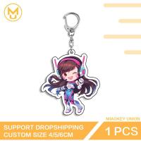 ราคา MIAOKEY UNION Overwatch D.Va Kawaii ที่กําหนดเองสีชมพูสไตล์แฟชั่นประณีต Chic สองด้านอะคริลิคพวงกุญแจกันน้ําชุดคอสเพลย์ DIY Props (26941164794)