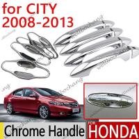 ราคา สําหรับHonda City 2008 - 2013 อุปกรณ์เสริมChromeมือจับประตูครอบคลุมหรูหรา 2009 2010 2011 2012 สติกเกอร์รถจัดแต่งทรงผมBallade Gm2/gm3 (41765709200)