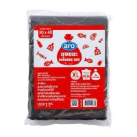 ราคา Aro เอโร่ ถุงขยะดำ 1 กิโลกรัม 18x20นิ้ว 24x28นิ้ว 28x36นิ้ว 30x40นิ้ว ถุงดำ (23443797170)