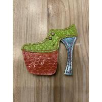 ราคา คลิปติดหน้ารองเท้า หนังงูแทั รูปรองเท้าส้นสูง มือ2 แบรนด์ 2.1leftside (29232221042)