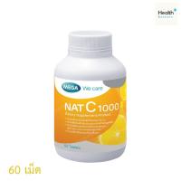 ราคา Mega We Care Nat C1000 mg. 60 tablets เมก้า วีแคร์ แนทซี 1000 มก. 60 เม็ด[1 กระปุก] (28466344393)