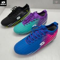ราคา HARA Sport รองเท้าสตั๊ดหุ้มข้อเด็ก หน้ากว้าง รองเท้าฟุตบอล สำหรับเด็ก รุ่น F37K สีดำ/สีเขียวอมฟ้า/สีน้ำเงิน SIZE 34-38 (43607971335)