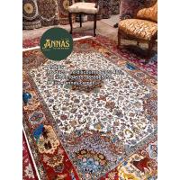 ราคา Annas ขนาด L พรมเปอร์เซีย Iran carpet Natural Silk & New Zealand Wool ขนาด 200x300 cm (2x3) เมตร พรมไหมแท้ ขนสัตว์แท้ (41057539465)