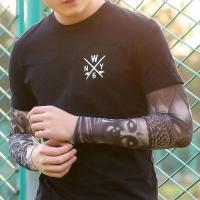 ราคา ปลอกแขนสักสำหรับผู้ชาย ป้องกันแสงแดดในฤดูร้อน ปลอกแขนน้ำแข็ง สำหรับคนทำงาน ขับรถ ปั่นจักรยาน ปลอกแขนสักลายดอกไม้ ปลอกแขน (43057158392)