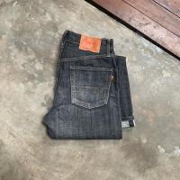 ราคา Edwin 505x Selvedge Black Line Black Washed • (41514747330)