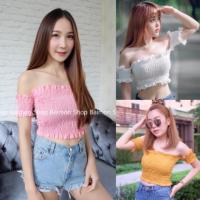 ราคา SALE✨เกาะอกสม็อคต่อแขนอกยืดได้เยอะถึง38นิ้ว‼️ (1131134496)