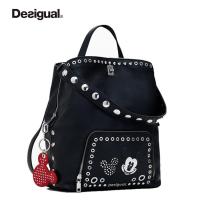 ราคา ใหม่สเปน Desigual กระเป๋าเป้สะพายหลังผู้หญิงแนวโน้มแฟชั่นสบายๆ Disney Mickey นูนกระเป๋าเป้สะพายหลังแบบพกพา (27087493460)