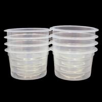 ราคา (แพ็ค 50 ใบ) เเก้วน้ำพลาสติกแบบเรียบ ถ้วยพลาสติก 3 oz. / 4 oz. / 5 oz. 6 oz. 9 oz. 12 oz. ปาก75 (MM) (15796245782)