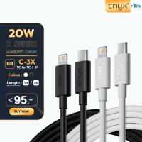 ราคา ENYX สายชาร์จ C-3X PD 20W Type-C to L ชาร์จเร็ว Fast Charge หัวชาร์จ USB-C Cable สายเคเบิล สำหรับ IP (1381301670)