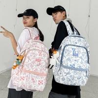 ราคา โรงเรียนมัธยมกระเป๋าสาวใหม่ Casual พิมพ์ Graffiti กระเป๋าเป้สะพายหลังญี่ปุ่น Simple กระเป๋าเป้สะพาย (25983315683)