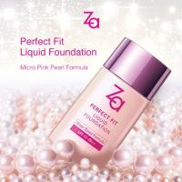 ราคา แบรนด์แท้​รองพื้นZa Perfect Fit Liquid Foundation ส่งฟรี รองพื้นซีเอ (2371735484)
