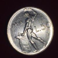 ราคา เหรียญอิตาลี/ ปี 1969/ 50 ลีร์ (20866908386)