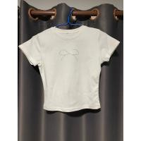 ราคา เสื้อครอปสีขาวเอวลอย (29781275176)