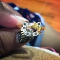 ราคา แหวนคิตตี้ทองชุป ไม่ลอกไม่ดำ (1288900121)