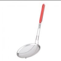 ราคา กระชอนตักทอด(ด้ามแดง) กระชอนสแตนเลส ด้ามแดง มี2ขนาด 24,28cm (3442124625)