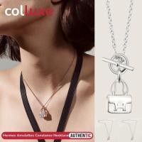 ราคา เฮอร์มีส Hermès Amulettes Constance Necklace Rose Gold/ Silver สร้อยคอเฮอร์มีส มีหลายสีให้เลือก (24340480452)