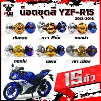 ราคา น็อตชุดสีR15 ปี2013-2016 (1ชุด=15 ตัว) น็อตชุดสีYZF R15 อาร์-15 น็อตเฟรมR15 น๊อตR15 น็อตR15 น็อสแตนเลส(R15 ปี2013-2016) (14285269835)