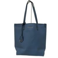 ราคา Michael Kors Tote Bag Purse gray blue leather Direct from Japan Secondhand (41215282731)