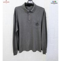 ราคา PIERRE CARDIN แท้ อก50 เสื้อยืดโปโลแขนยาวสีเทาสปอต (22531346094)