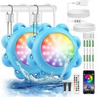 ราคา ไฟบรรยากาศสระว่ายน้ำ LED บลูทูธไฟสระว่ายน้ำกันน้ำใต้น้ำสีสันสดใสติดผนังรีโมทคอนโทรลไฟกันน้ำไฟสวนสระว่ายน้ำ (28105619407)