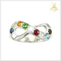 ราคา แหวนนพเก้าแท้ ตามตำราโบราณ เงินแท้925 ชุบทองคำขาว สวยเก๋ เพิ่มเสน่ห์ (8711370037)