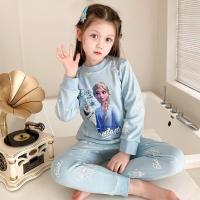 ราคา ใหม่สําหรับปี 2025ฤดูใบไม้ผลิฤดูใบไม้ร่วงสไตล์ใหม่เด็ก ชุดบ้าน สาวเอลซาเจ้าหญิงสูทชุดนอนสุดน่ารักกลางเด็กเล็กชุดลําลองสองชิ้นอินเทรนด20240919 (24086235431)