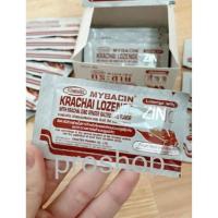 ราคา ยกกล่อง มายบาซินซิงค์ Mybacin Zinc กระชายขาว เม็ดอมผสมกระชายขาว ขิง กล่องละ20ซอง (11149146676)