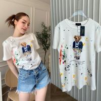 ราคา เสื้อยืดคอกลมลายน้องหมีโปโลPolo Vacation bearลายลิมิเต็ด เนื้อผ้านิ่มเด้งผ้าดีมาก งานVALEN (17259701917)