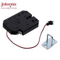 ราคา JOLEONS ล็อคแม่เหล็กไฟฟ้าตู้, เหล็กคาร์บอนทองแดงล็อคสลักไฟฟ้า, ทนทาน DC 12V 2A สีดําไฟฟ้าควบคุมล็อคคนงาน (41013779462)