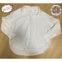 ราคา เสื้อเชิ้ตสีขาว H&M ของแท้ มือสองของแม่ค้าเองราคา 250 บาท (27538843716)