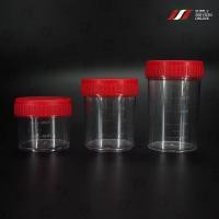 ราคา กระปุกเก็บปัสสาวะ Urine Container PS with Scale ฝาแดง 10ใบ,50ใบ,100ใบ (18273391535)