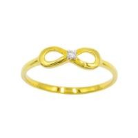 ราคา Happy Jewelry แหวนอินฟินิตี้ infinity ความหมายดีๆ เพชรแท้ ทองแท้ ME550 (6936714734)